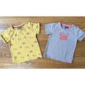 Babyface Boys' Summer Crab & Palm Tree Top Bundle 18 Months